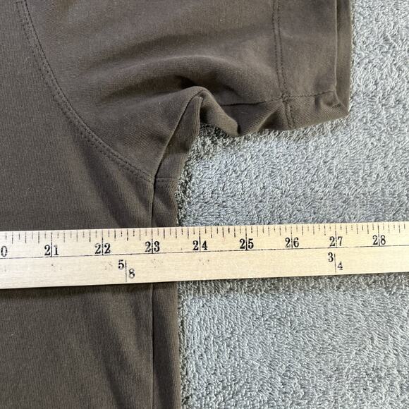 Abercrombie &‎ Fitch Shirt Mens Medium Brown Premium Essentials Oversized Tee - Picture 10 of 10